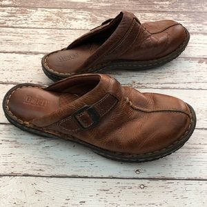 BORN Leather Mules 9.5